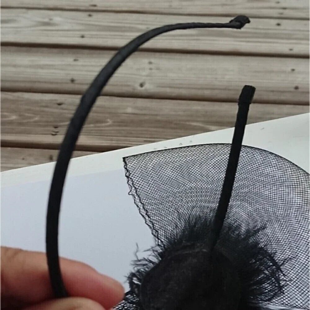 Nordstrom elegant big bow cocktail black headband
